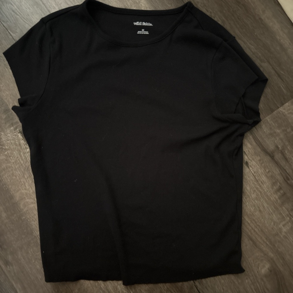 Wild Fable Black Short Sleeve Tee